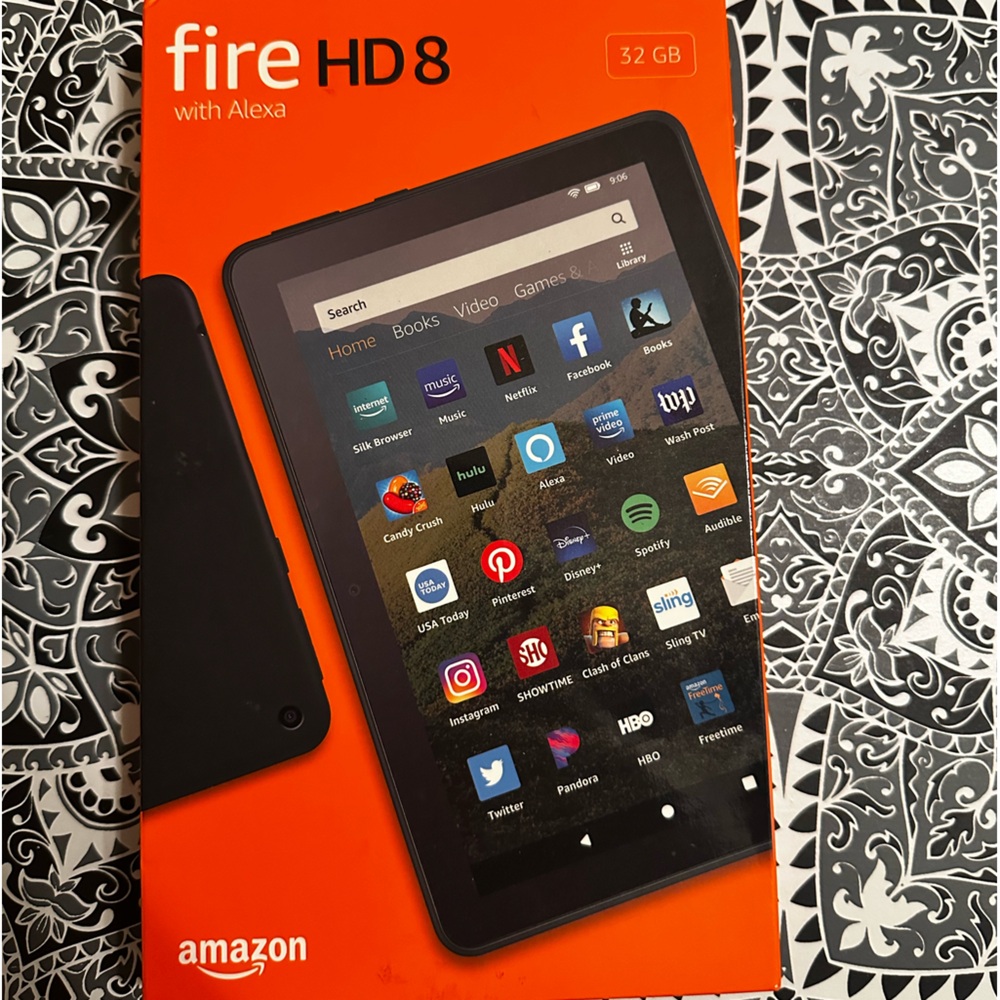 8” Amazon Fire tablet
